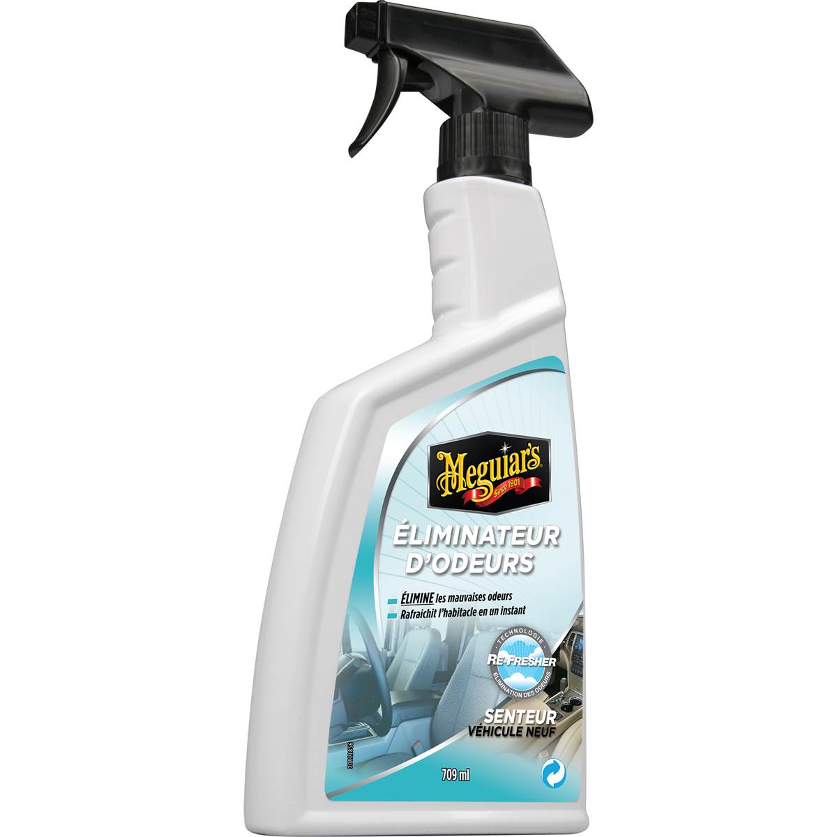 Eliminateur odeurs senteur véhicule neuf Meguiars