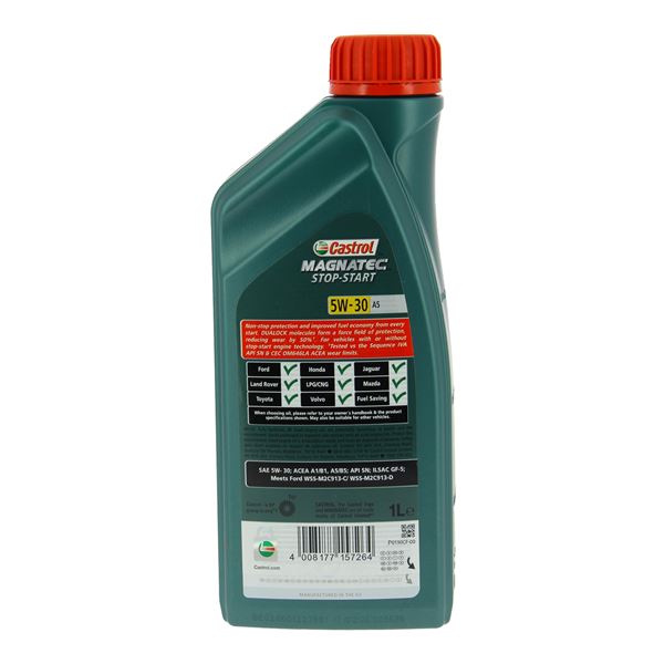 Huile moteur CASTROL Magnatec Stop-start A1/B1 A5/B5 Essence/Diesel 5W30 1L
