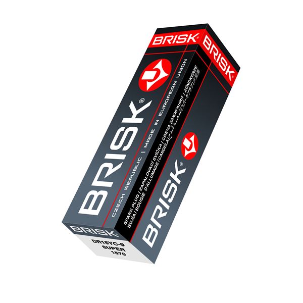 4 BOUGIES D'ALLUMAGE BRISK DR15YC-9