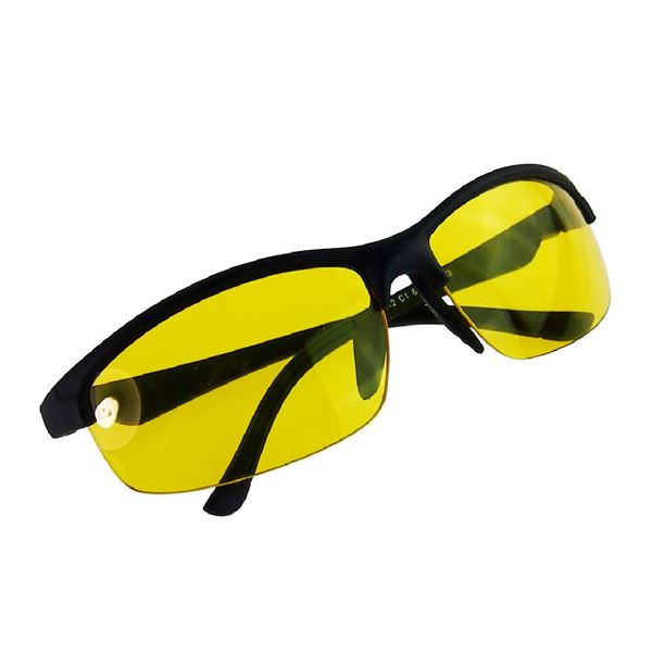 Lunettes De Conduite Nocturne Polarisées à Clipser - Verres Jaunes Anti-éblouissement - Pour Porteurs De Lunettes - Rabattables 180° - Améliore La Visibilité De Nuit