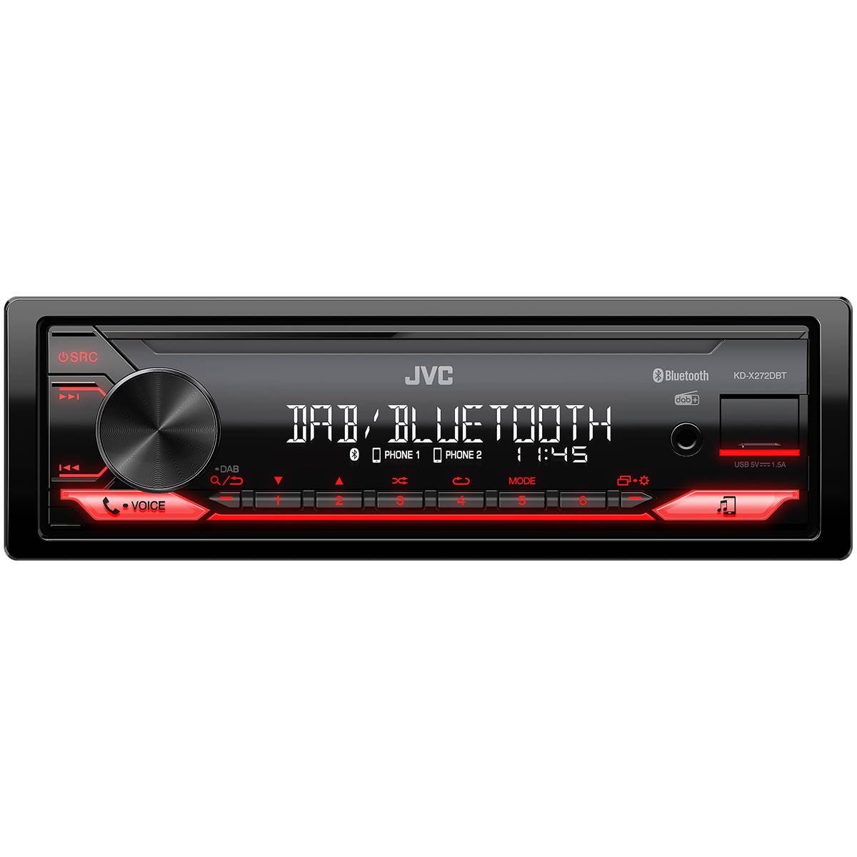 Autoradio Bluetooth Dab+ Kd-x272dbt Jvc