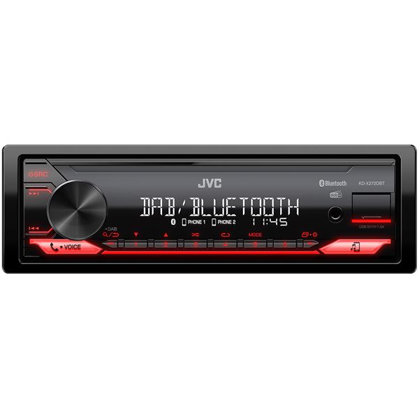 Autoradio Bluetooth DAB+ KDX272DBT JVC Feu Vert