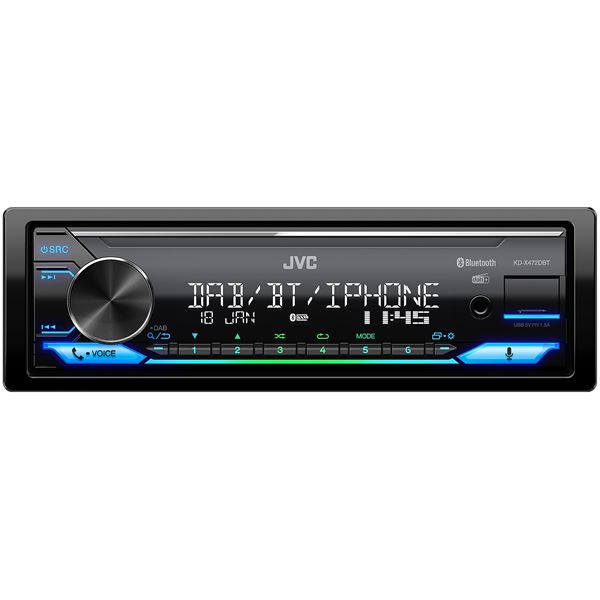 Autoradio Bluetooth DAB+ KD-X472DBT JVC
