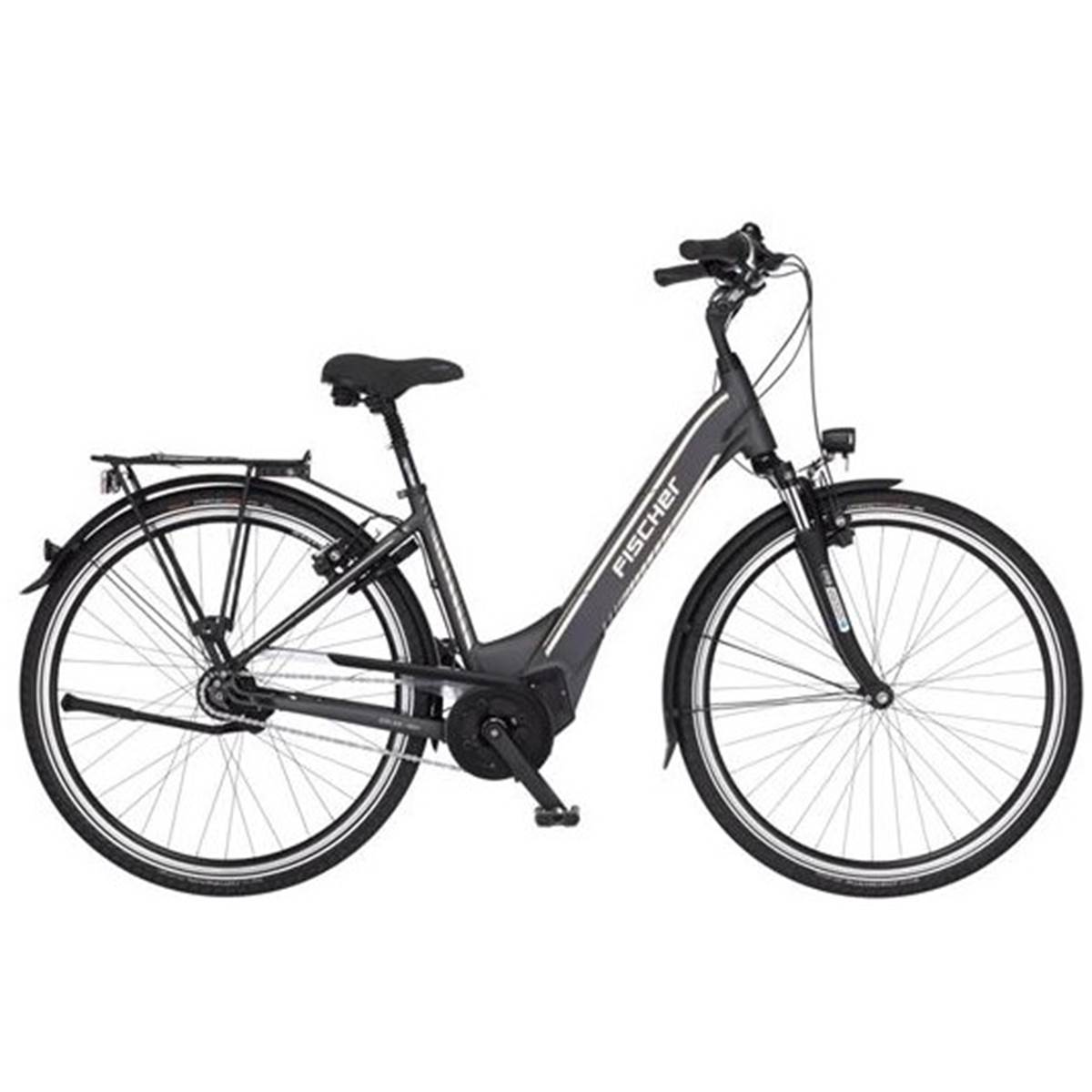 Vélo Électrique Ville Mixte Fischer Cita 5.0i Gris