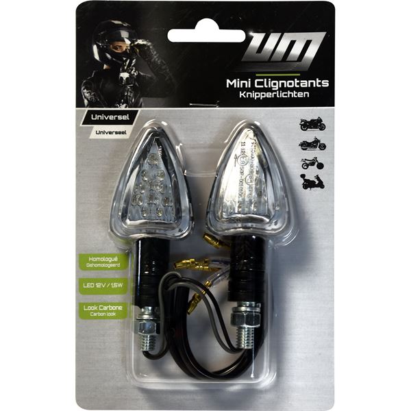 Clignotants LED homologués UM