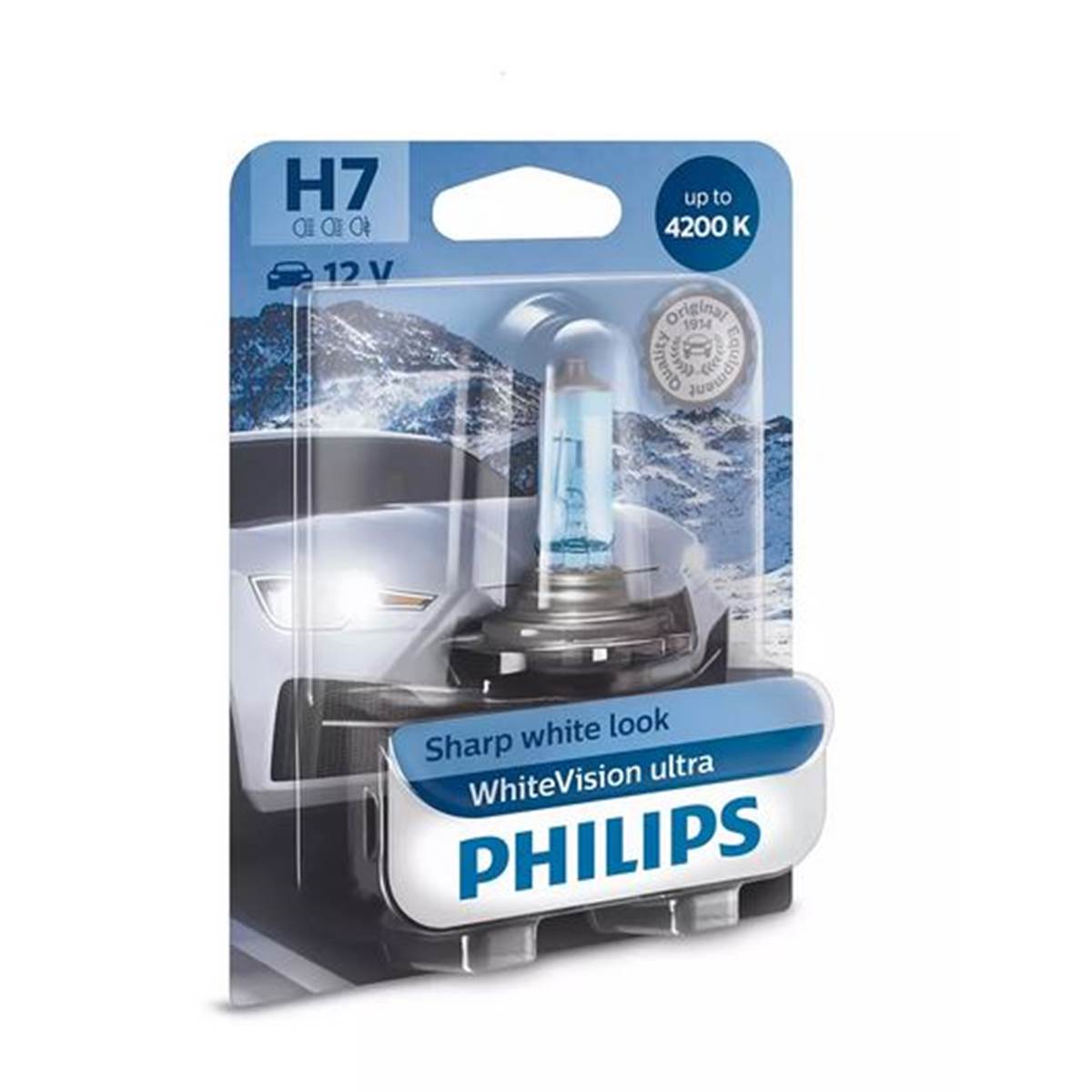Ampoule Philips Premium White Vision Ultra H7