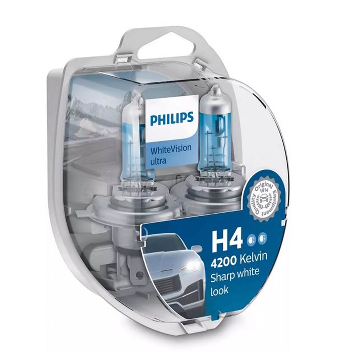 Ampoules (2 pièces) Philips Premium White Vision Ultra H4
