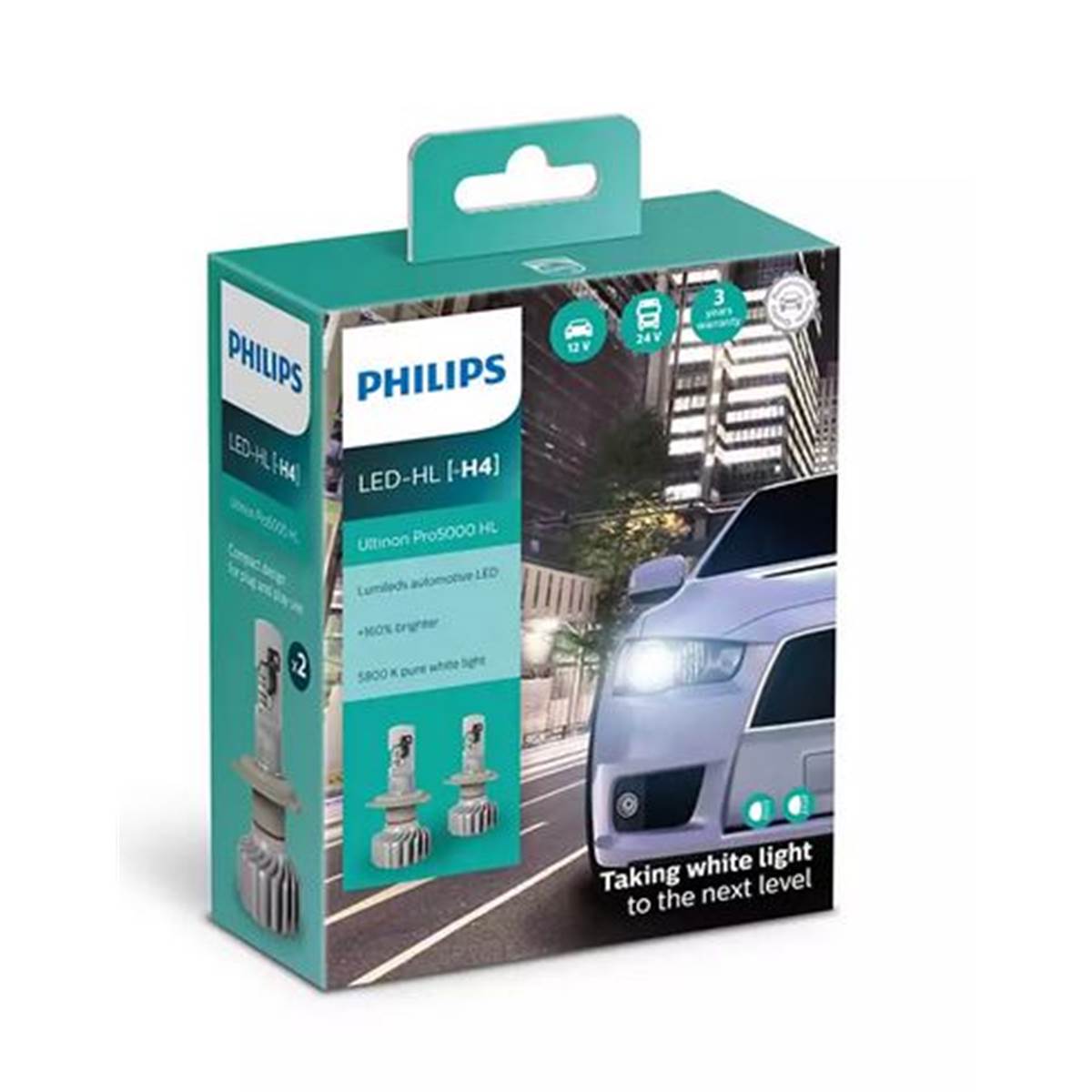 Ampoules (2 pièces) Philips Premium Led Ultinon H4