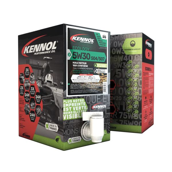 Huile moteur KENNOL Ecobox Essence/Diesel 5W30 C3 5L