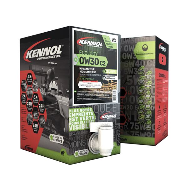 Huile moteur KENNOL Ecobox Essence/Diesel 0W30 C2 5L