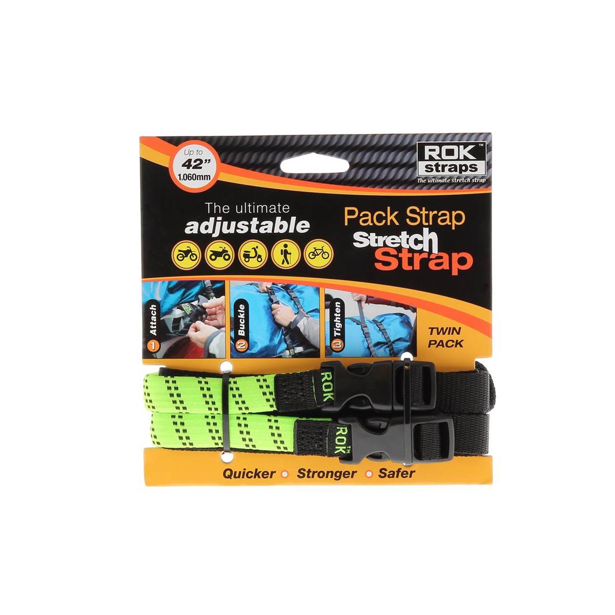 Sangle Rok Stretch Réglable Vert