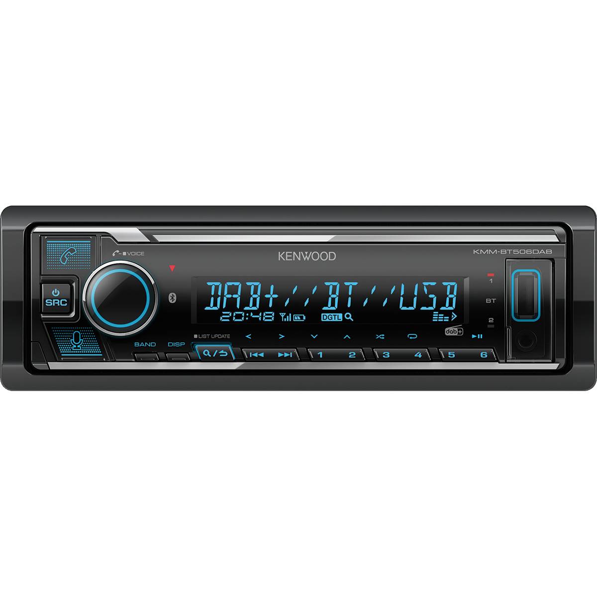 Autoradio Kmm-bt506dab + Antenne Dab+ Kenwood