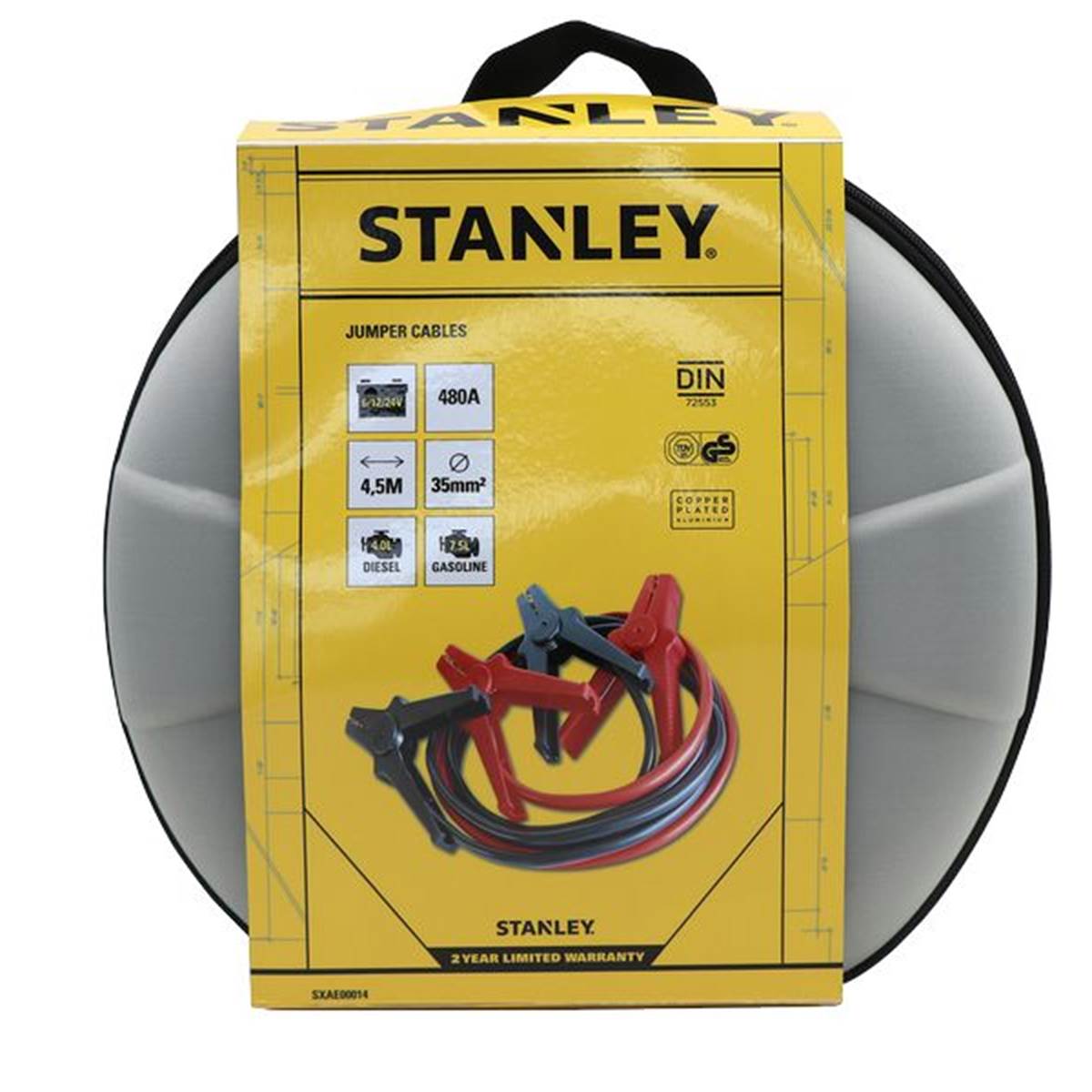 CABLES DE DEMARRAGE 35MM² STANLEY