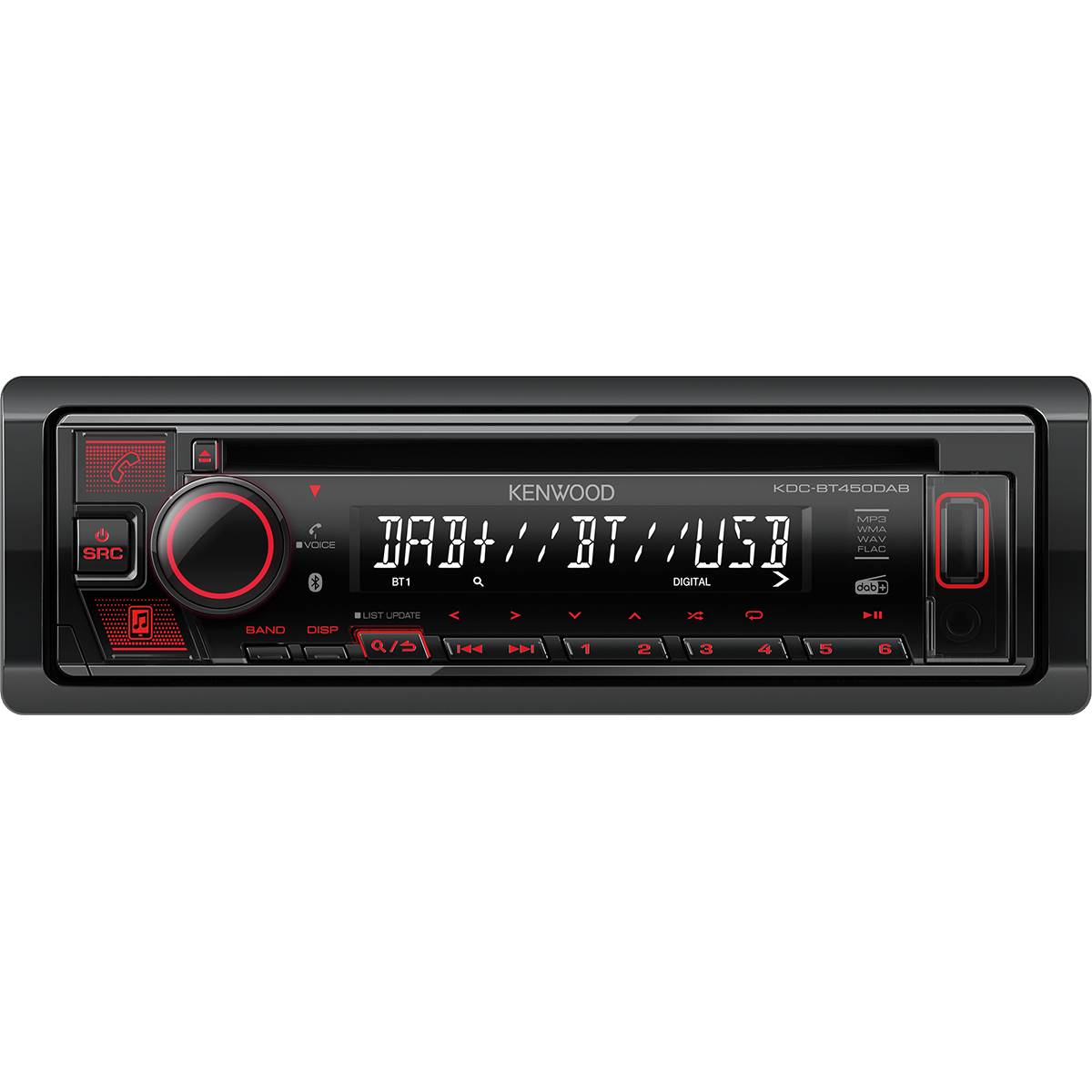 Autoradio KDC-BT450DAB + Antenne DAB+ Kenwood
