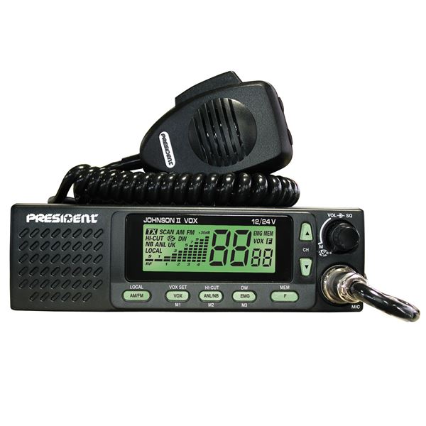 CB JOHNSON II 12/24 v AM/FM Président