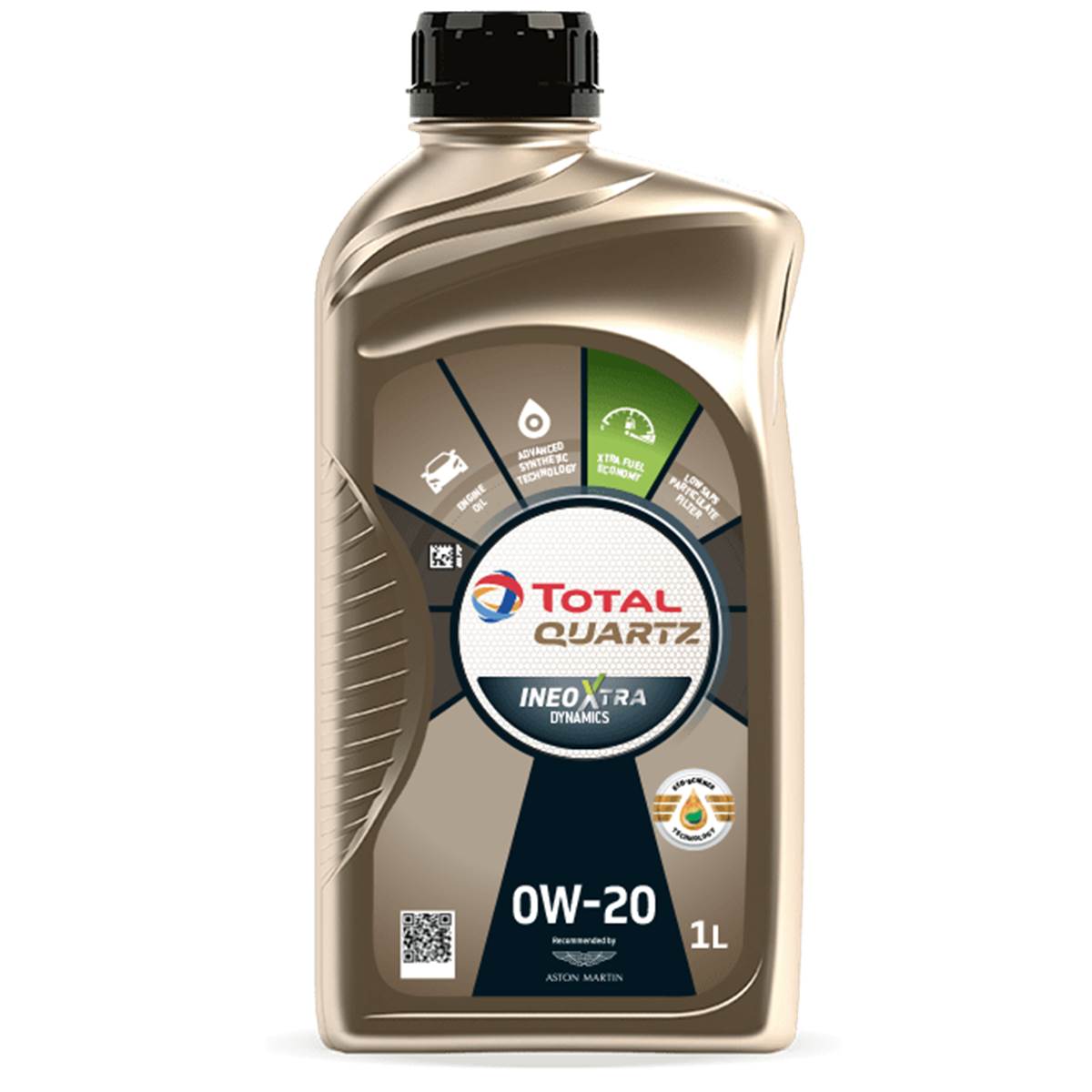Huile Moteur TOTAL Quart Inéo Xtra Dynamics 0W20 C5 Essence/Diesel 1L