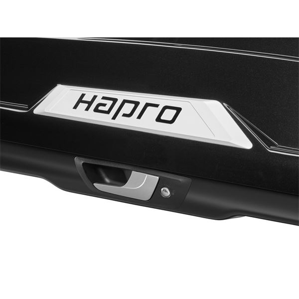 Coffre de toit HAPRO TRIVOR 440 noir brillant