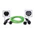 Câble de charge véhicule électrique T2/T2 32A monophasé BLAUPUNKT