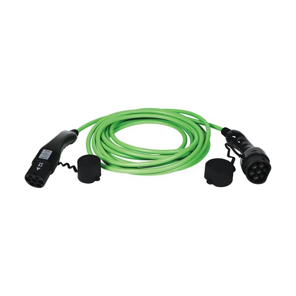 Câble de charge véhicule électrique T2/T2 32A triphasé BLAUPUNKT - Feu Vert