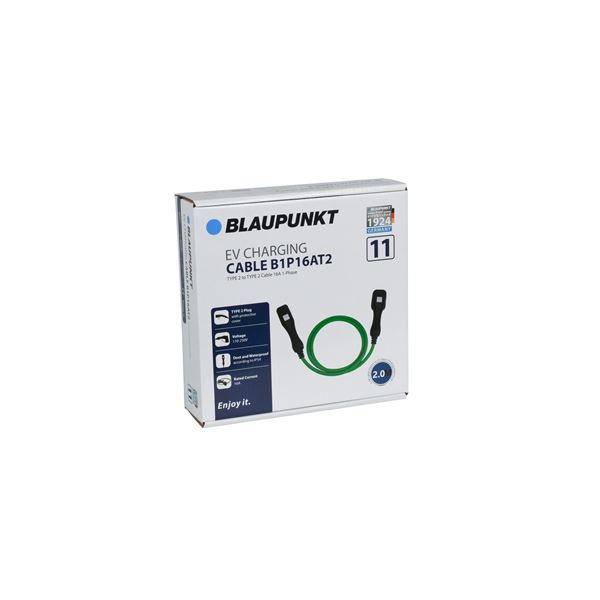 Câble de charge véhicule électrique T2/T2 16A monophasé BLAUPUNKT