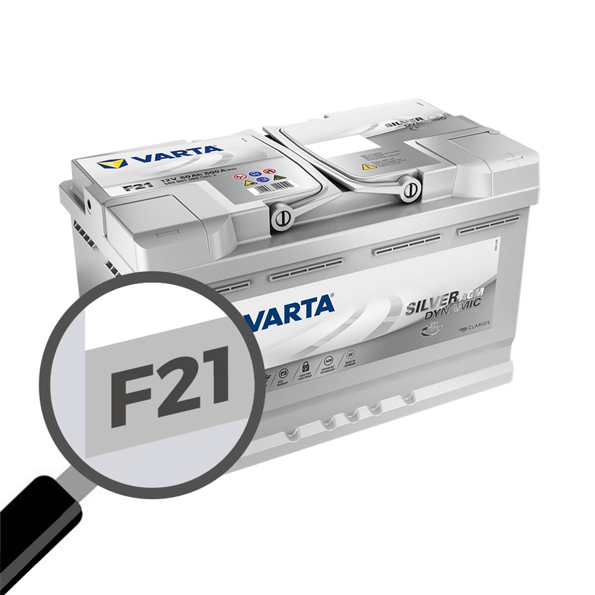 Batterie Voiture Varta Start & Stop Agm F21 - 80ah / 800a - 12v