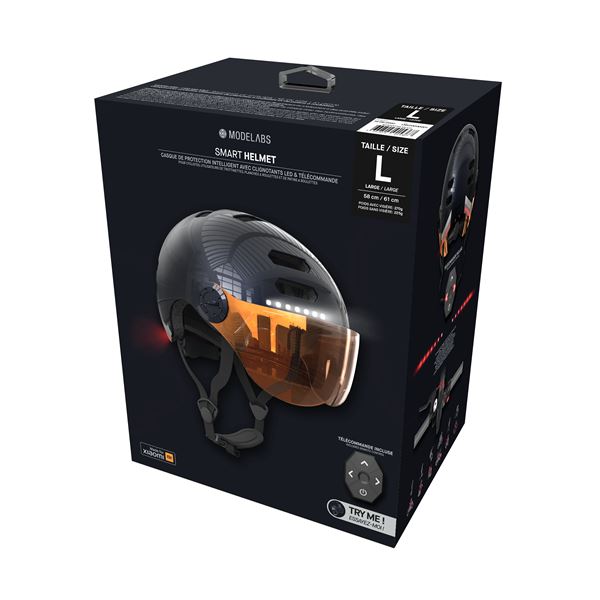 Casque de protection Smart Made For Xiaomi Bleu Taille M