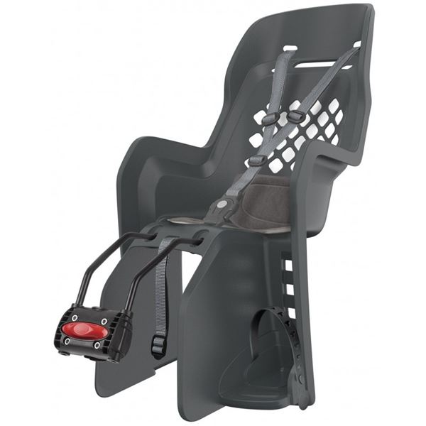 Porte-bébé sur cadre Joy gris Polisport