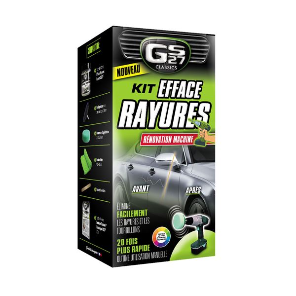 Kit efface rayures rénovation machine GS27
