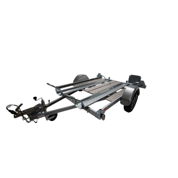 Remorque Porte-motos ERDE 2 Rails Basculant
