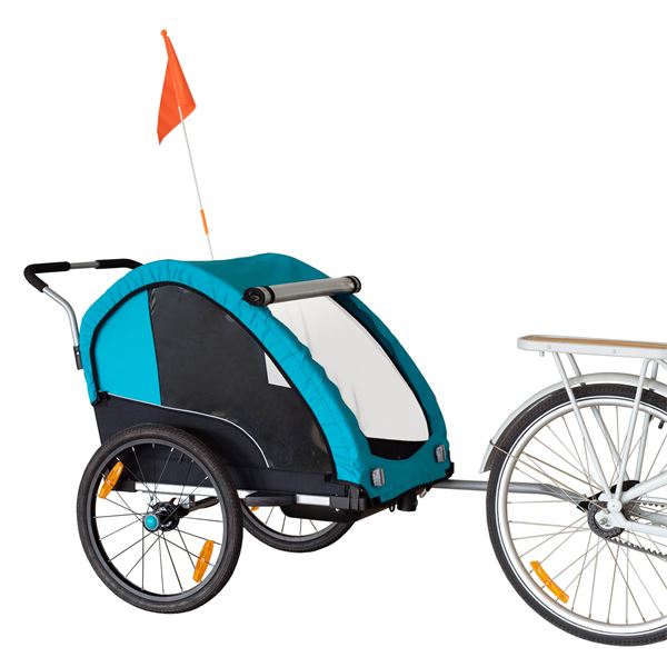 Porte-bébé vélo arrière sur porte-bagages Hamax Caress