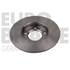 2 disques de frein arrière EUROBRAKE 203748