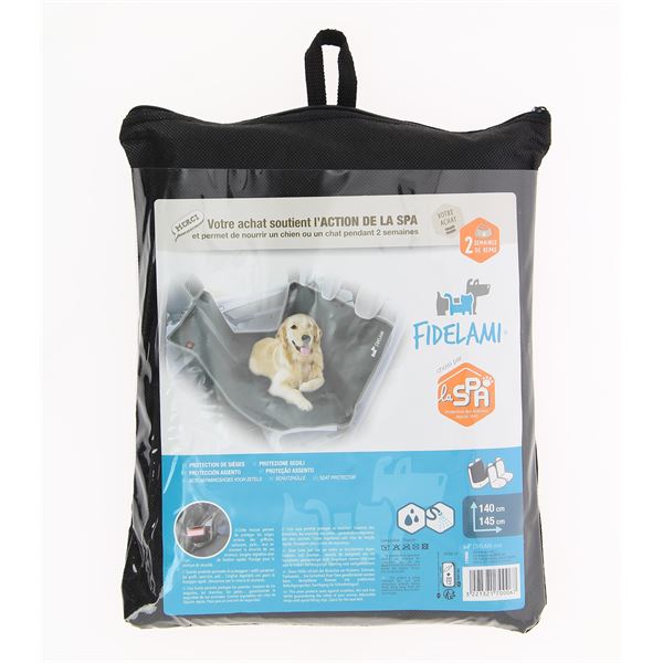 Protection de Siège banquette arrière pour Animaux ANIMALS&CAR