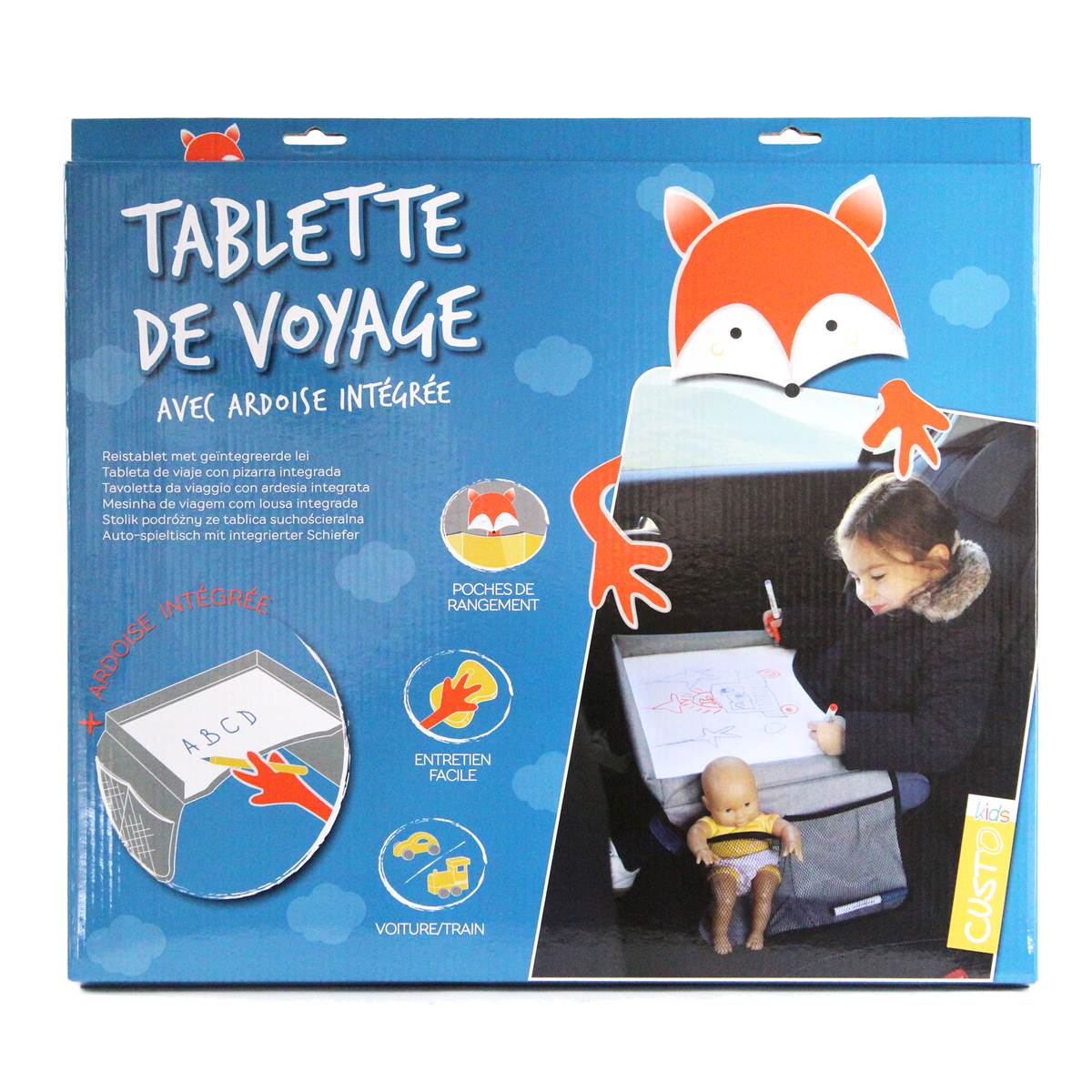 Tablette De Jeux Voyage Custo Kid