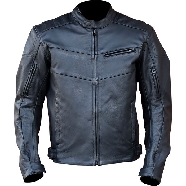 BLOUSON CUIR NOIR YUROK TS