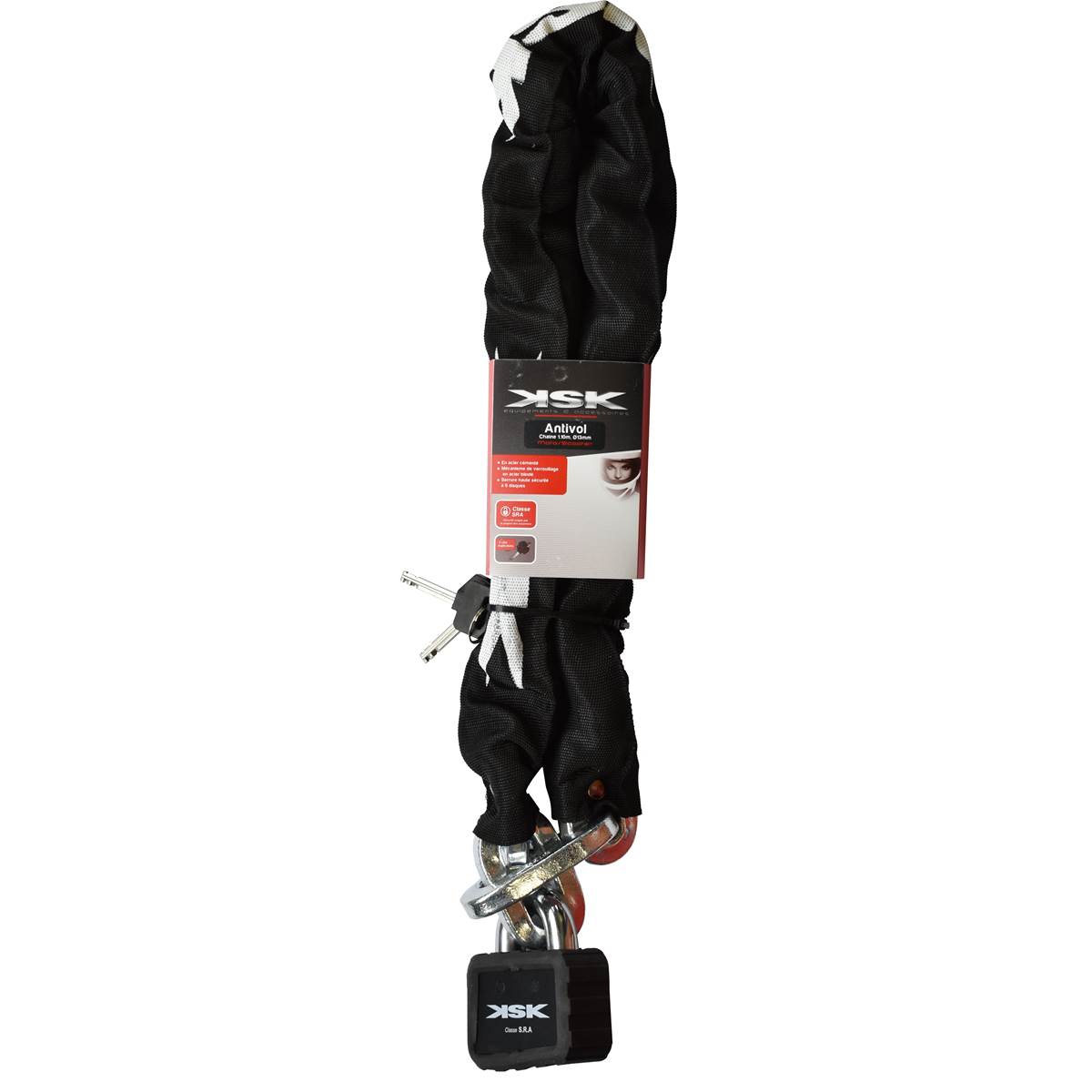 Antivol Chaîne Cadenas Sra 110 Cm Ksk