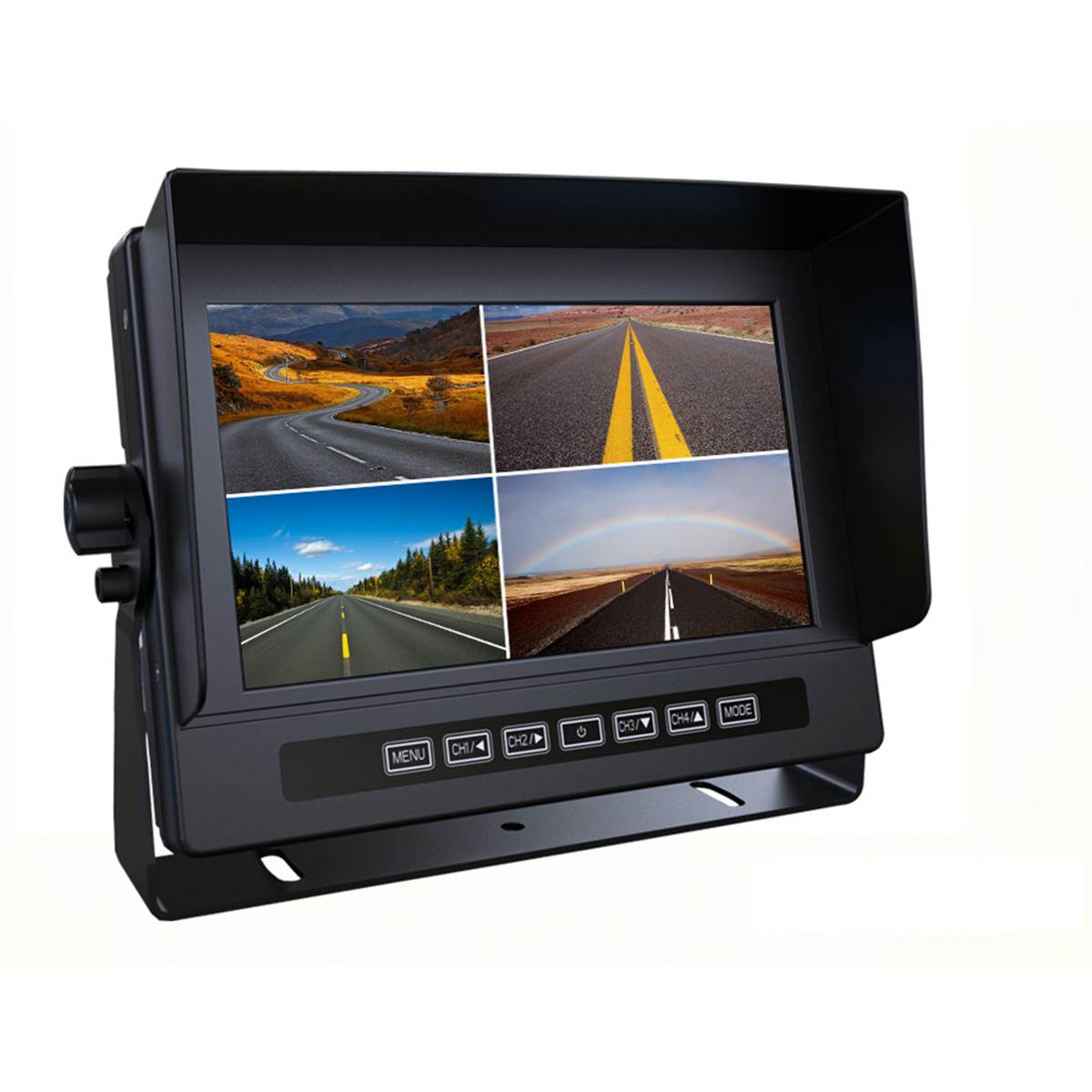 Ecran 7" Quad Étanche Pour Caméra De Recul Sofare