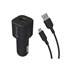 Pack chargeur allume-cigare 2,4 A + 1 cable Micro-USB MUVIT FOR CHANGE