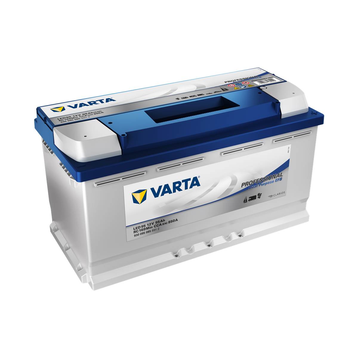 Batterie Caravaning Et Nautisme Varta Professional Led95