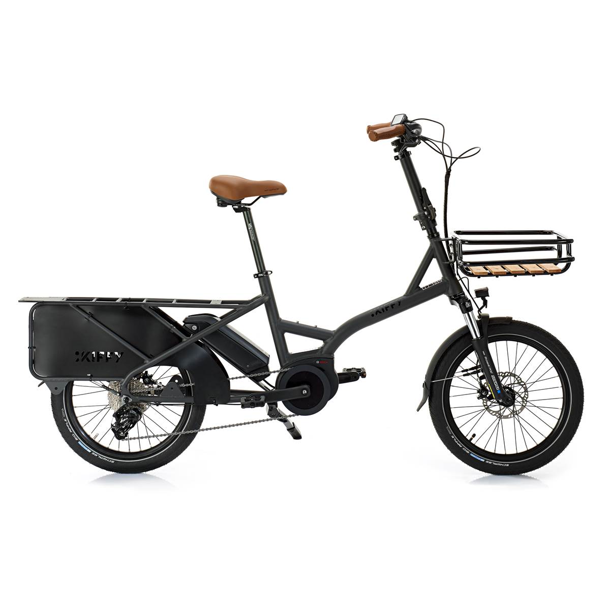 Vélo Cargo Noir Kiffy