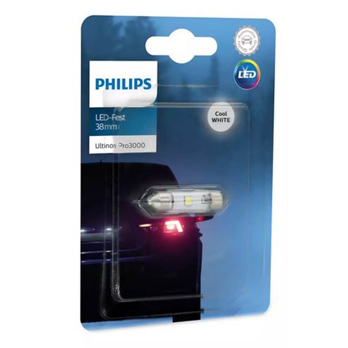 Ampoule C5w 38mm Led Philips 6000k