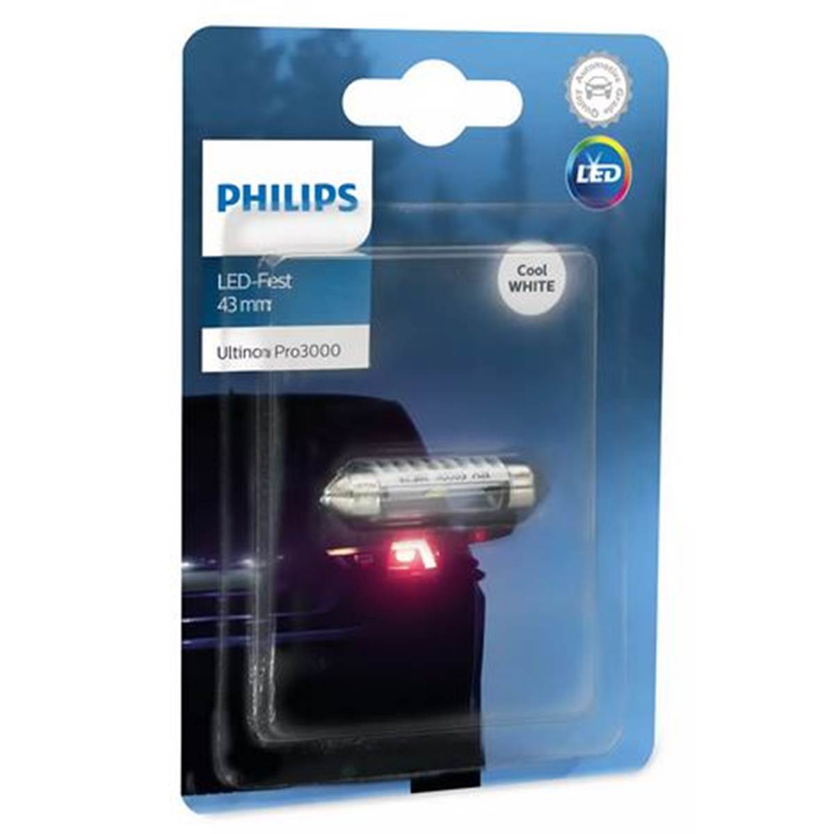 Ampoule C5w 43mm Led Philips 6000k