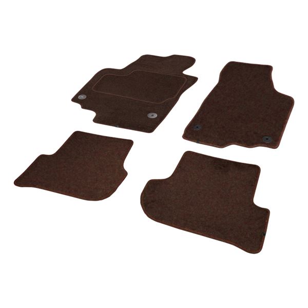 Jeu complet de tapis sur mesure qualité ELITE marron