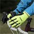 Gants grip jaune fluo pour vélo et trottinette - taille XL