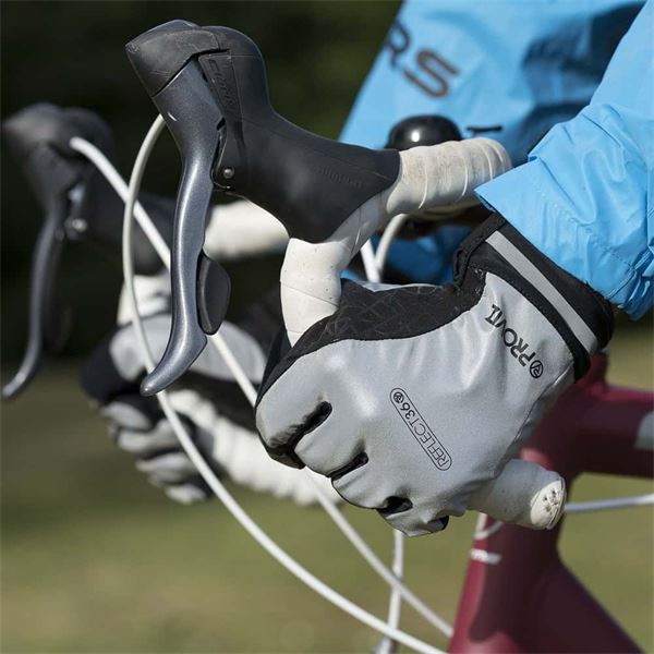 Gants grip réfléchissants pour vélo et trottinette - taille L