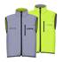 Veste sans manche réversible fluo/réfléchissant - Homme M