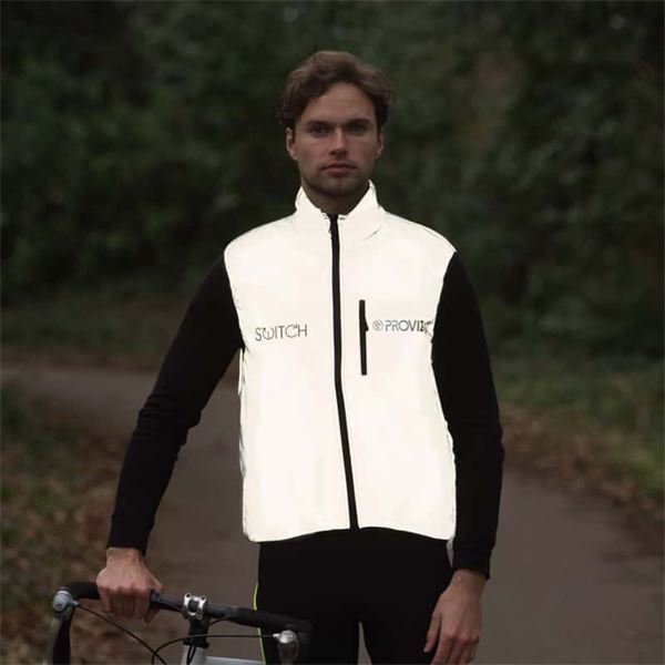 Veste sans manche réversible fluo/réfléchissant - Homme M
