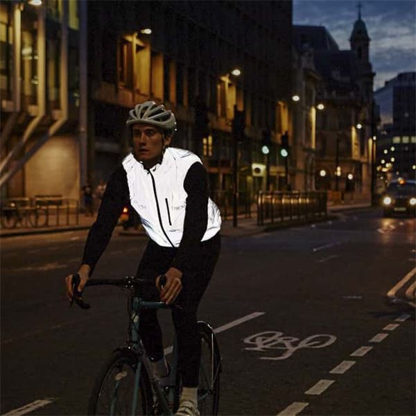 Veste sans manche réversible fluo/réfléchissant - Homme M