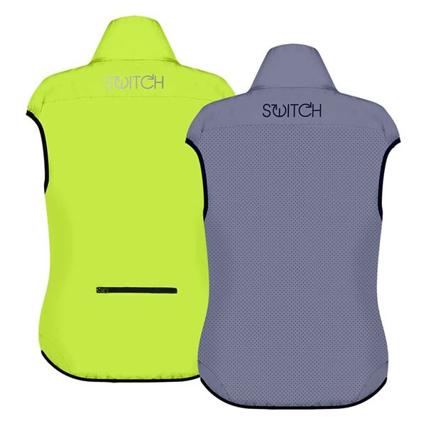 Veste sans manche réversible fluo/réfléchissant - Femme 36