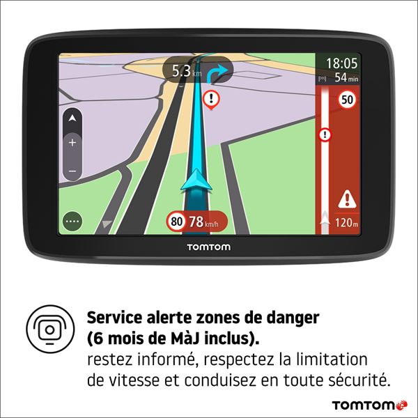 GPS camping-car TomTom GO Camper Tour