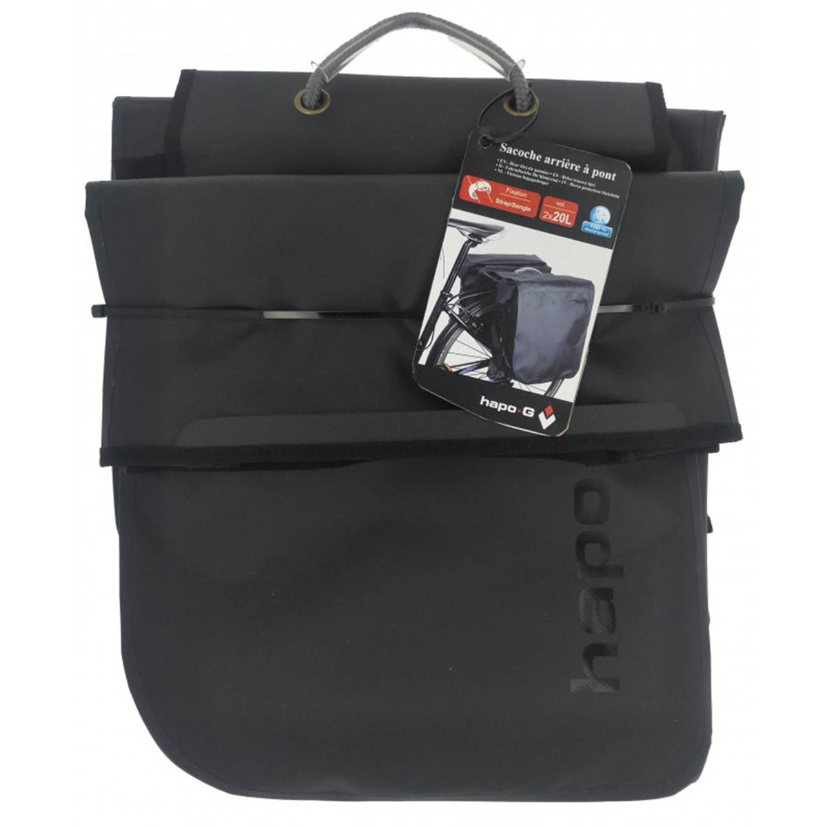 Sacoche Arrière À Pont Hapo G 2x20 Litres WaterProof